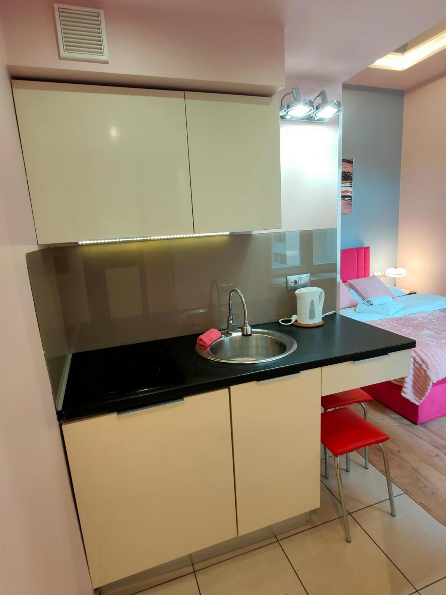Mirror Pink Studio Apartment Cracovia Exterior foto