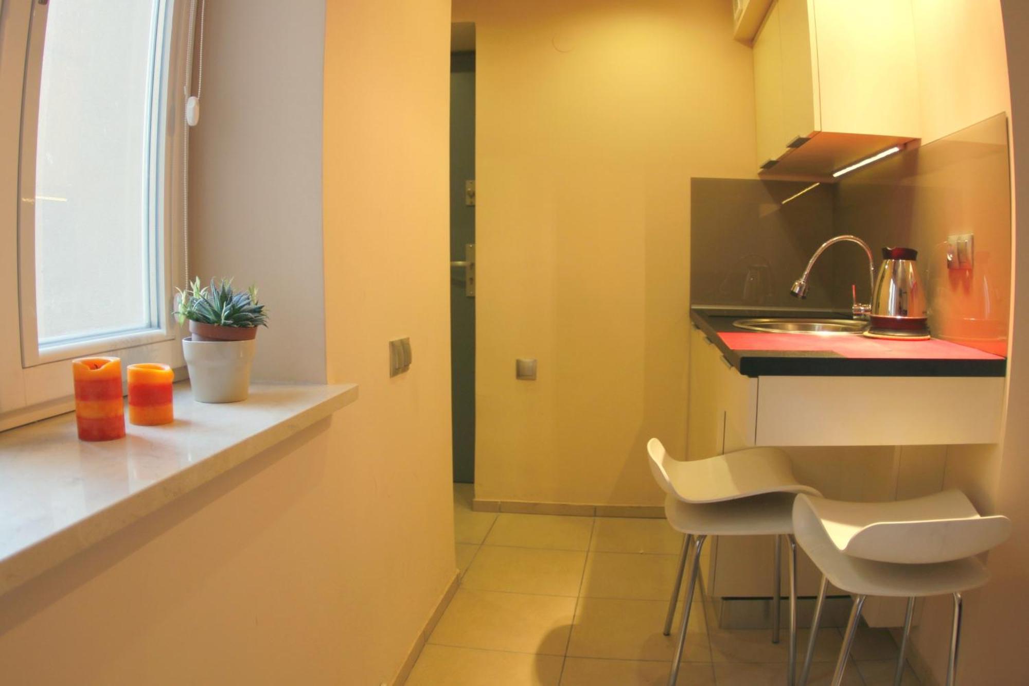 Mirror Pink Studio Apartment Cracovia Habitación foto